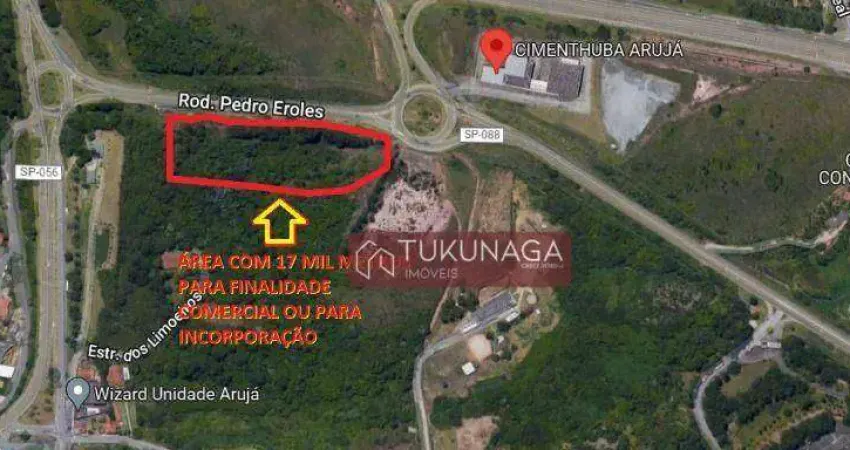 Área à venda, 17000 m² por R$ 17.000.000,00 - Caputera - Arujá/SP