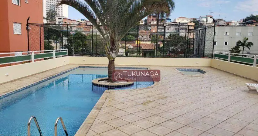 Apartamento com 3 quartos para alugar, 70 m² por R$ 2.906/mês - Centro - Guarulhos/SP
