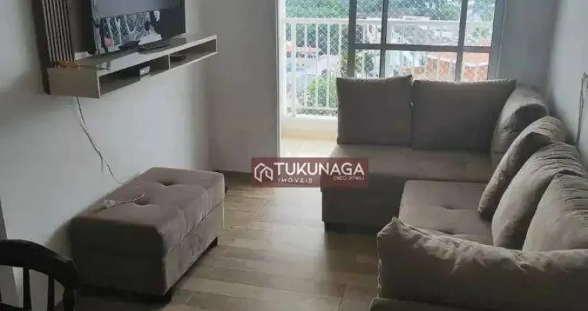 Apartamento com 2 quartos para alugar, 56 m² por R$ 2.862/mês - Vila Rosália - Guarulhos/SP