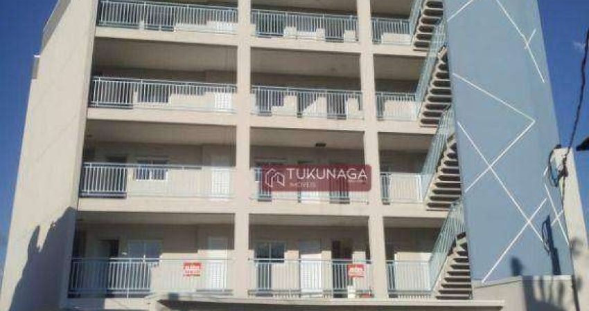 Apartamento com 2 dormitórios para alugar, 55 m² por R$ 1.434,00/mês - Cocaia - Guarulhos/SP