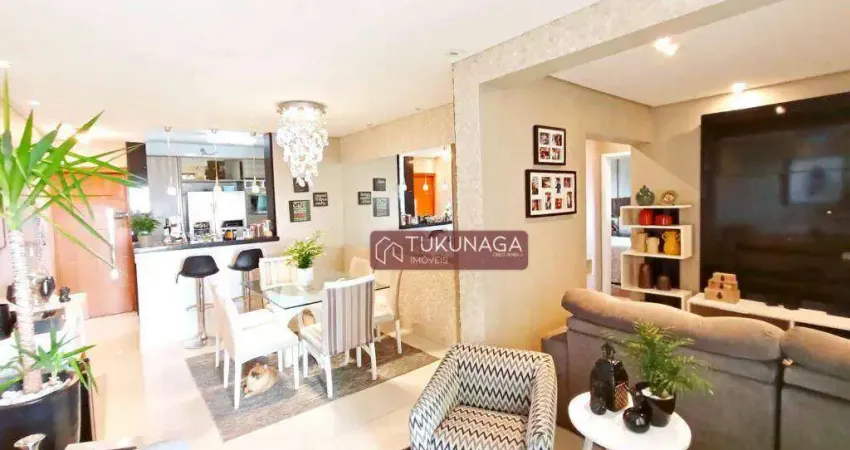 Apartamento com 2 dormitórios à venda, 80 m² por R$ 600.000,00 - Jardim Las Vegas - Guarulhos/SP