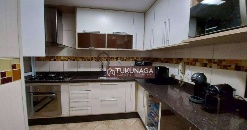 Apartamento com 3 dormitórios à venda, 76 m² por R$ 590.000,00 - Jardim Nova Taboão - Guarulhos/SP