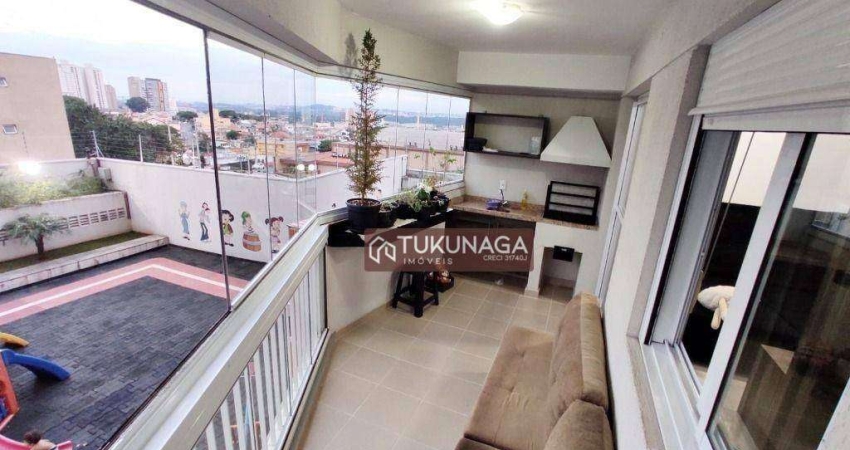 Apartamento Autêntico com 3 dormitórios, 2 vagas à venda, 82 m² por R$ 660.000 - Gopoúva - Guarulhos/SP