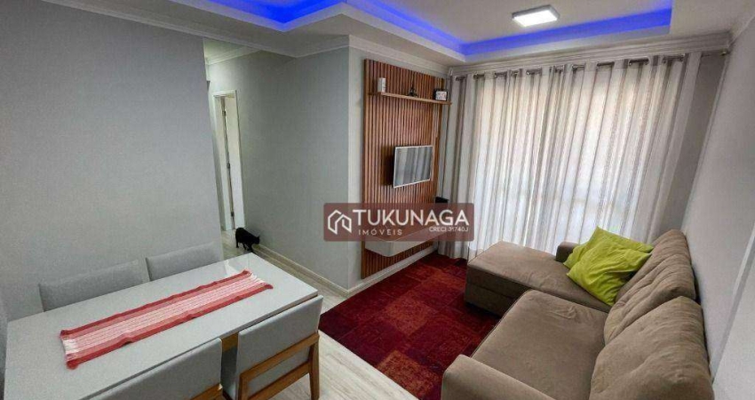 Apartamento com 2 dormitórios à venda, 52 m² por R$ 395.000,00 - Bosque Maia - Guarulhos/SP