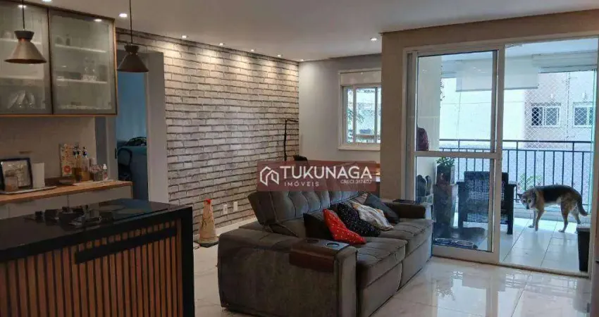 Apartamento Condominio The Gate com 3 dormitórios à venda, 77 m² por R$ 775.000 - Jardim Flor da Montanha - Guarulhos/SP