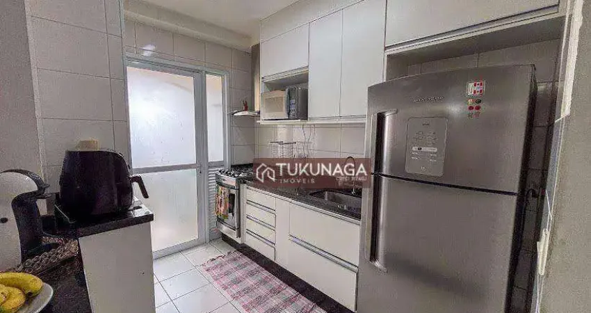 Apartamento com 2 dormitórios à venda, 56 m² por R$ 370.000,00 - Jardim Rosa de Franca - Guarulhos/SP
