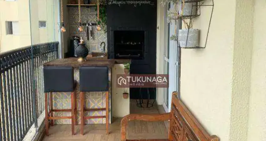 Apartamento com 3 dormitórios à venda, 93 m² por r$ 960.000,00 - jardim são paulo - guarulhos/sp