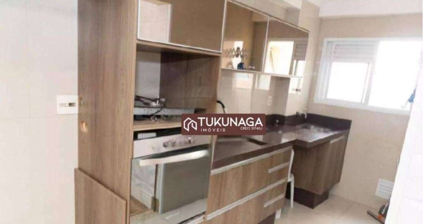Apartamento com 2 dormitórios para alugar, 65 m² por R$ 2.827,00/mês - Ponte Grande - Guarulhos/SP