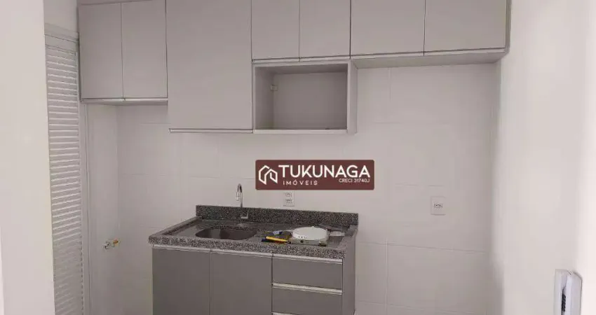 Apartamento com 1 dormitório para alugar, 43 m² por R$ 2.350,00/mês - Vila Rosália - Guarulhos/SP