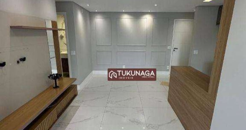 Apartamento com 2 dormitórios para alugar, 67 m² por R$ 5.620,00/mês - Bosque Maia - Guarulhos/SP