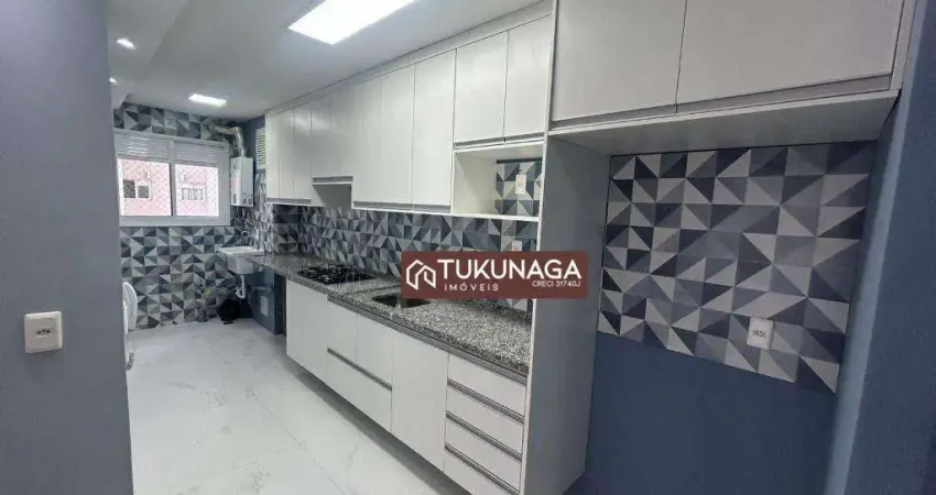 Apartamento com 2 quartos para alugar, 75 m² por R$ 4.370/mês - Picanco - Guarulhos/SP