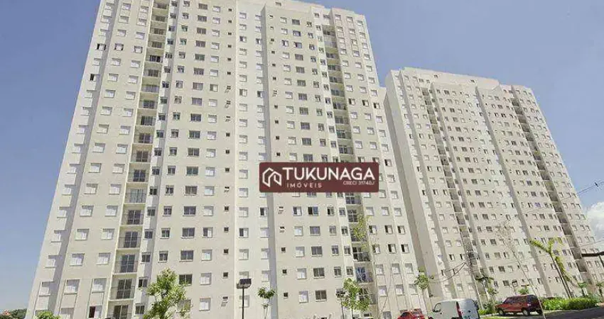 Apartamento com 2 quartos à venda, 43 m² por r$ 320.000 - cocaia - guarulhos/sp