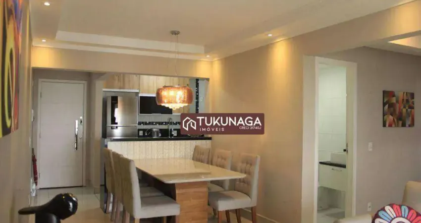 Apartamento com 3 quartos à venda, 75 m² por r$ 690.000 - vila augusta - guarulhos/sp