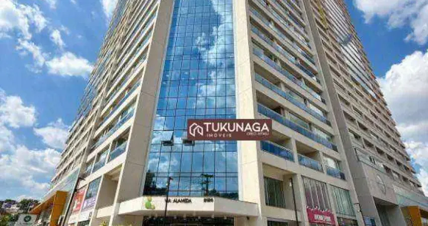 Studio com 1 dormitório para alugar, 37 m² por r$ 3.995,00/mês - cidade maia - guarulhos/sp