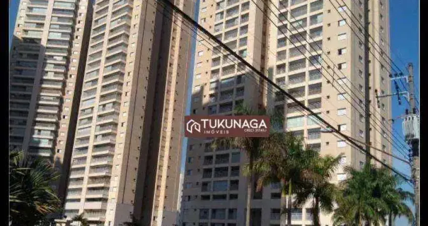 Apartamento com 3 dormitórios para alugar, 134 m² por r$ 7.923,08/mês - vila augusta - guarulhos/sp