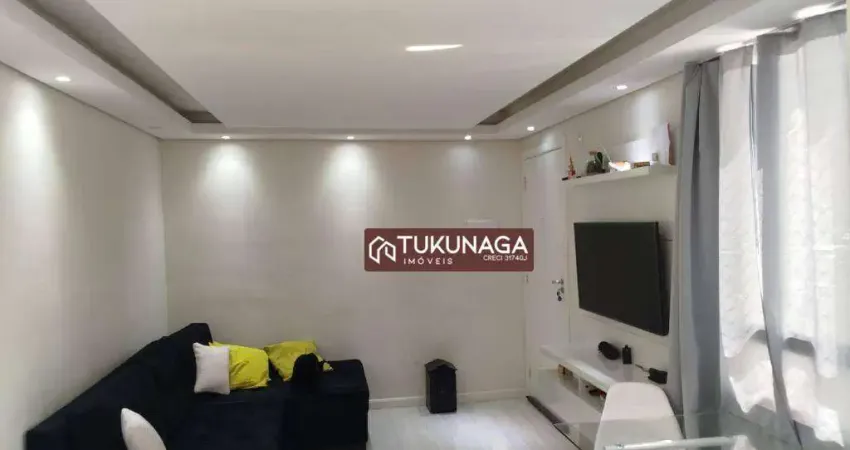 Apartamento com 2 quartos à venda, 47 m² por r$ 275.000 - vila alzira - guarulhos/sp