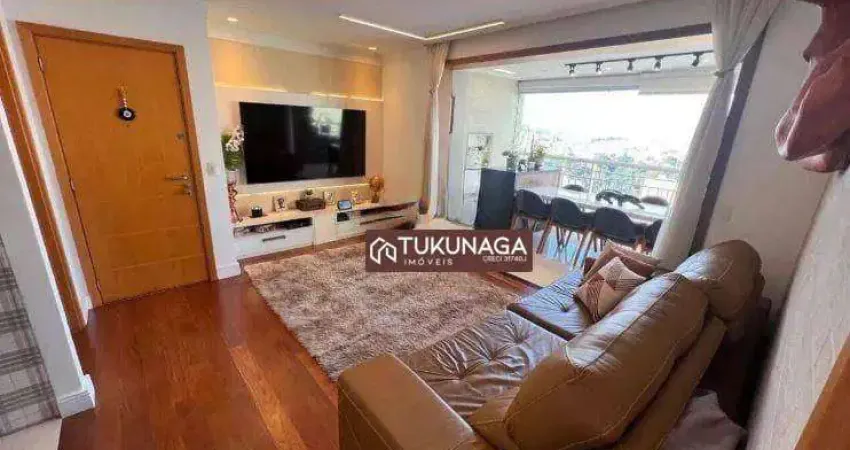 Apartamento com 2 dormitórios à venda, 94 m² por r$ 1.378.000,00 - centro - guarulhos/sp