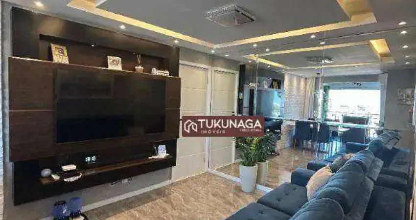 Apartamento com 3 quartos à venda, 82 m² por r$ 901.000 - jardim flor da montanha - guarulhos/sp