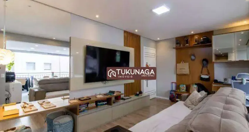 Apartamento com 2 quartos para alugar, 88 m² por r$ 5.454/mês - vila galvão - guarulhos/sp