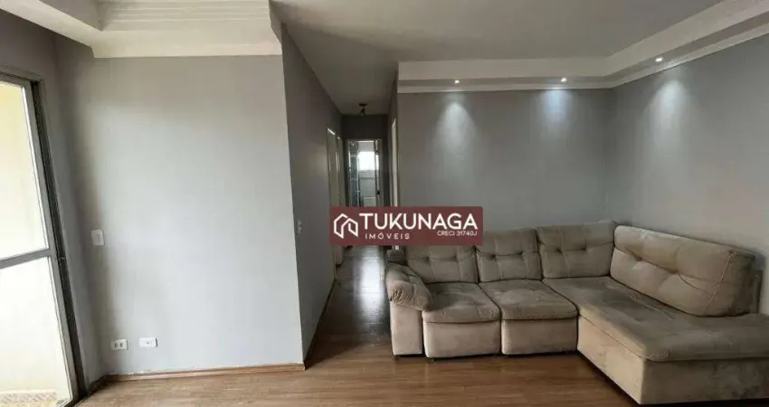 Apartamento com 2 dormitórios à venda, 65 m² por r$ 399.000 - vila galvão - guarulhos/sp