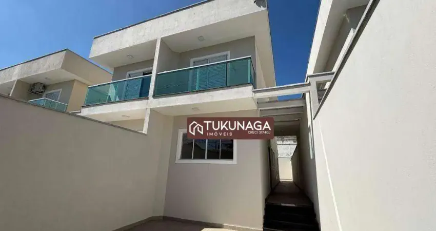 Sobrado com 3 quartos ( sendo os 3 suítes )  para alugar, 150 m² por r$ 4.000/mês - vila barros - guarulhos/sp