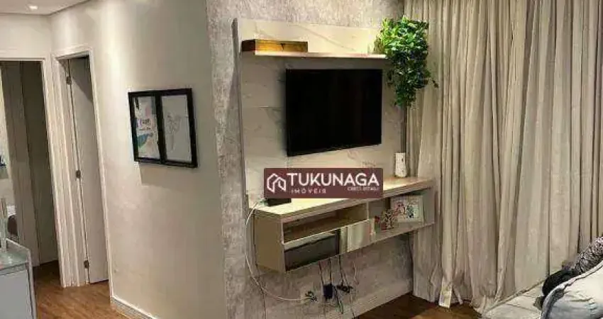 Apartamento com 2 d à venda, 58 m² por r$ 480.000 - vila galvão - guarulhos/sp