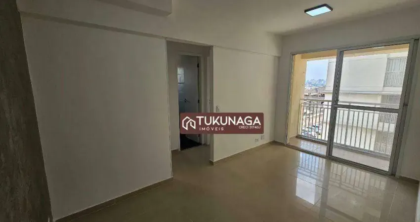 Apartamento com 2 quartos para alugar, 48 m² por r$ 2.265/mês - ponte grande - guarulhos/sp