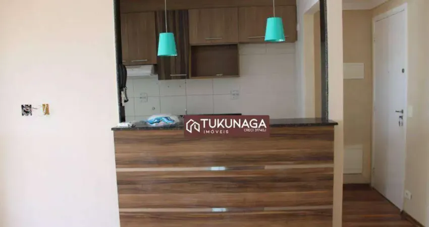 Apartamento com 2 quartos para alugar, 47 m² por R$ 2.816/mês - Ponte Grande - Guarulhos/SP