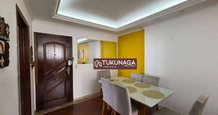 Apartamento com 3 dormitórios para alugar, 73 m² por R$ 4.365,06/mês - Macedo - Guarulhos/SP