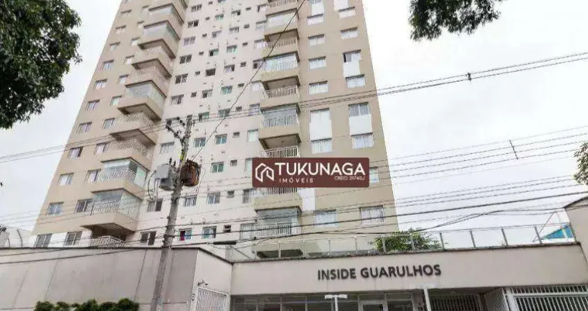Studio com 1 quarto para alugar, 34 m² por r$ 2.286/mês - gopoúva - guarulhos/sp