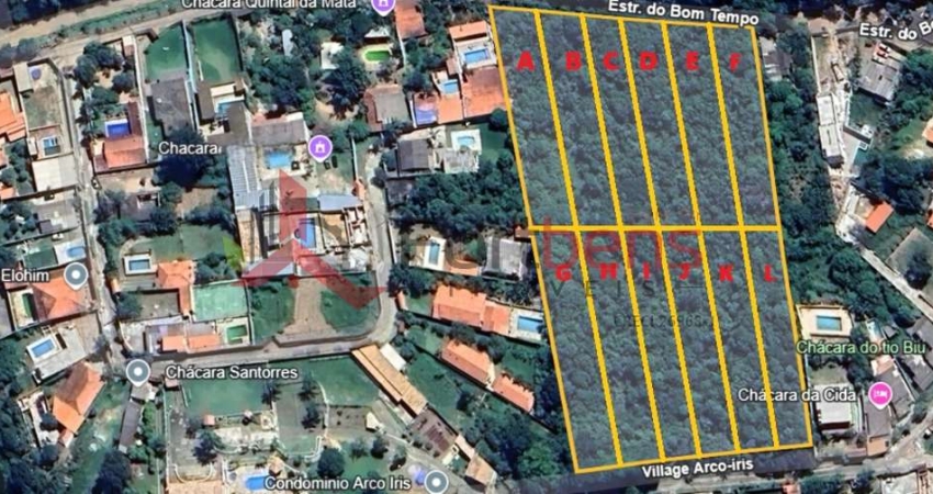 Lotes em Bairro Para Vender Chácaras Bom Tempo em Franco Da Rocha