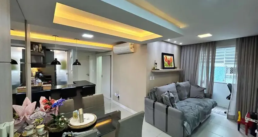 Apartamento aconchegante e confortável no centro de bc, com 2 dormitórios e ótima localização