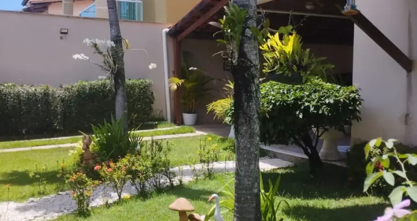 LAURO DE FREITAS, 4/4, DEPENDÊNCIA, CASA INDIVIDUAL,  NASCENTE, SUÍTE, CLOSET,SEMI MOBILIADA, PISCINA, CHURRASQUEIRA PRIVATIVA, CONDOMÍNIO FECHADO COM PORTARIA 24:00 HORAS!