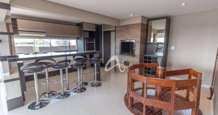 Cobertura planejada e decorada à venda, com 3 quartos sendo 1 suíte, no coração do Água Verde Curitiba/PR.