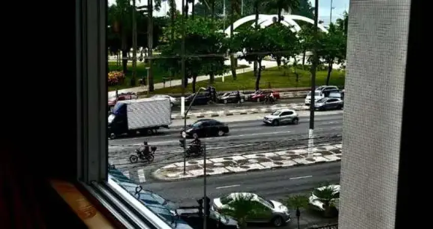 Venda Apartamento Santos SP - mAr dOce lAr reformado e todo mobiliado, na orla da praia, com churrasqueira no terraço, no José Menino!