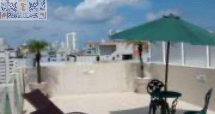 Imperdível cobertura à venda em Santos-SP, bairro Aparecida: 4 quartos, 2 suítes, piscina, churrasqueira, vista ao mar, 4 vagas de garagem.