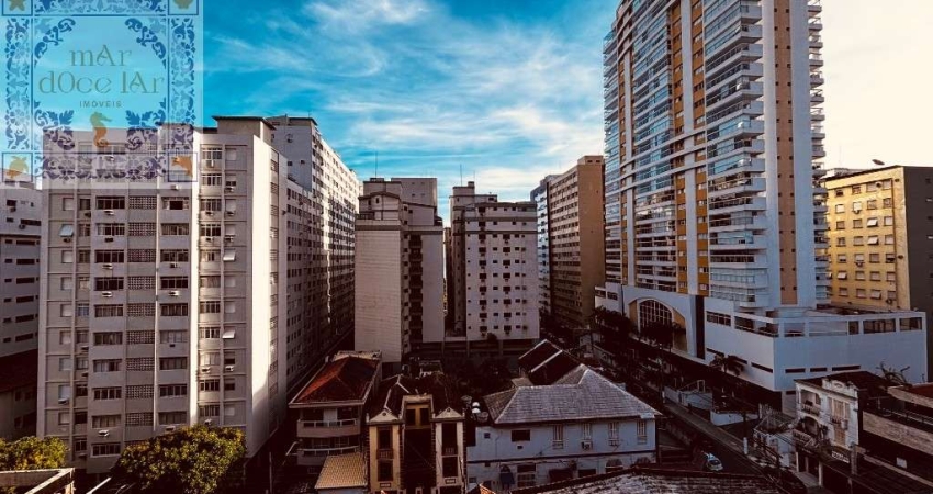 Venda Apartamento Santos SP - mAr dOce lAr  à uma quadra da orla da praia do Embare e com vaga garantida.