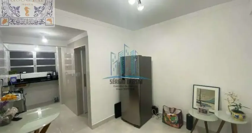 Venda Apartamento Santos SP - mAr dOce lAr com reforma top na famosa rua Trabulsi ao lado da praia e do aquário na Ponta da Praia.