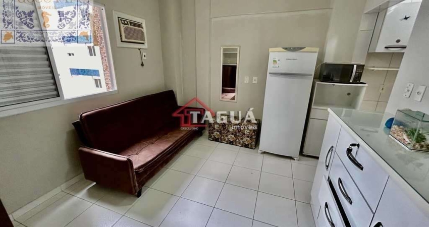 Venda Apartamento Santos SP - mAr dOce lAr Kitnet com 1 vaga de garagem, na Orla da Praia do José Menino!