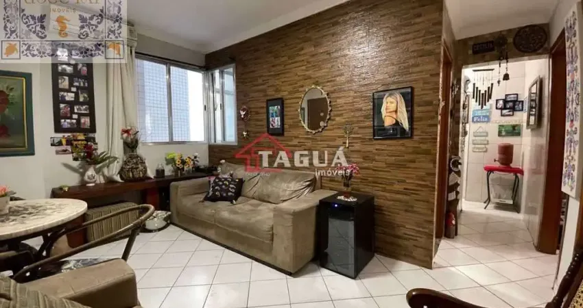 Venda Apartamento Santos SP - mAr dOce lAr vista mar lateral com 2 dormitórios, beira-mar, na Aparecida!
