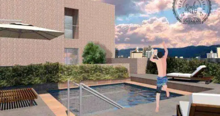 Apartamento com 1 dormitório à venda, 44 m² por R$ 299.590,00 - Boqueirão - Praia Grande/SP