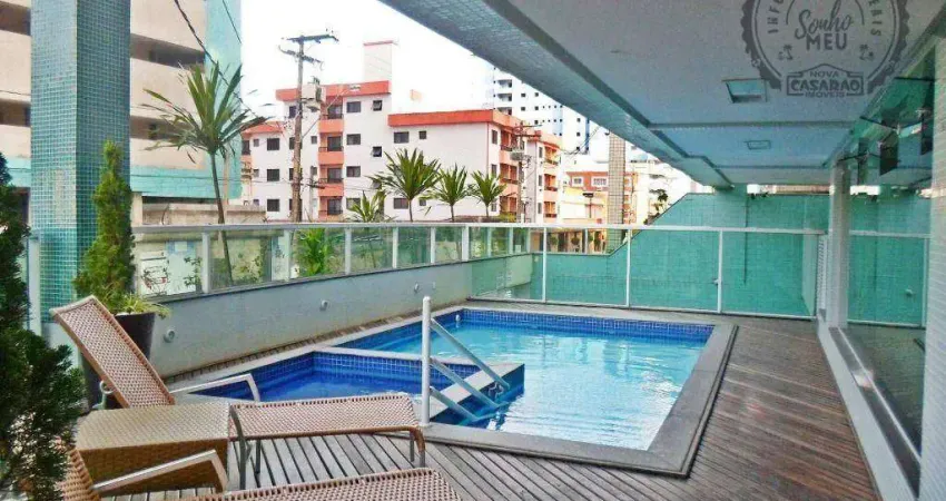 Cobertura com 3 dormitórios à venda, 155 m² por R$ 1.350.000,00 - Canto do Forte - Praia Grande/SP