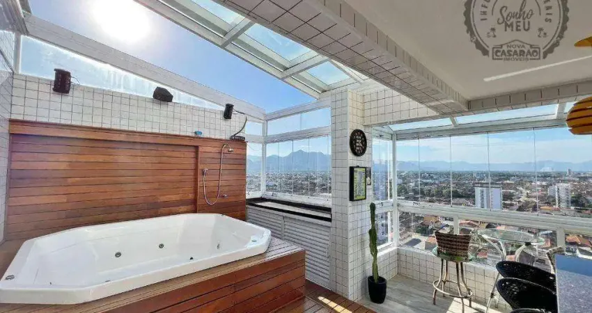 Cobertura com 3 dormitórios à venda, 143 m² por R$ 1.790.000,00 - Caiçara - Praia Grande/SP