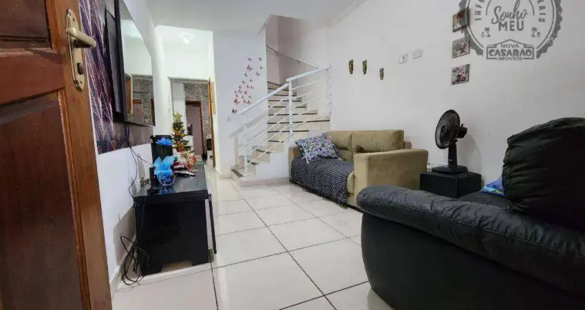 Casa com 2 dormitórios à venda, 94 m² por R$ 330.000,00 - Sítio do Campo - Praia Grande/SP