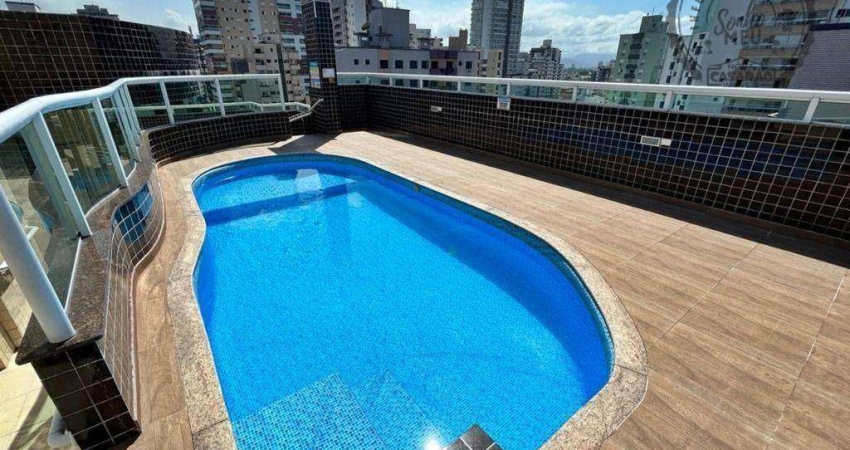 Apartamento com 2 dormitórios à venda, 66 m² por R$ 430.000,00 - Vila Guilhermina - Praia Grande/SP