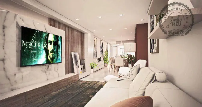 Apartamento com 3 quartos à venda na Rua Alberto Santos Dumont, Guilhermina, Praia Grande