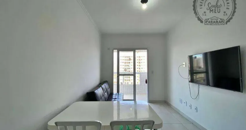 Apartamento com 1 dormitório para alugar, 45 m² por R$ 2.900,00/mês - Aviação - Praia Grande/SP