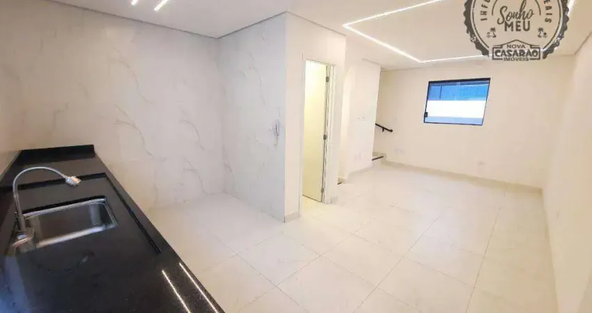 Casa em condomínio fechado com 2 quartos à venda na Rua Xixova, Canto do Forte, Praia Grande