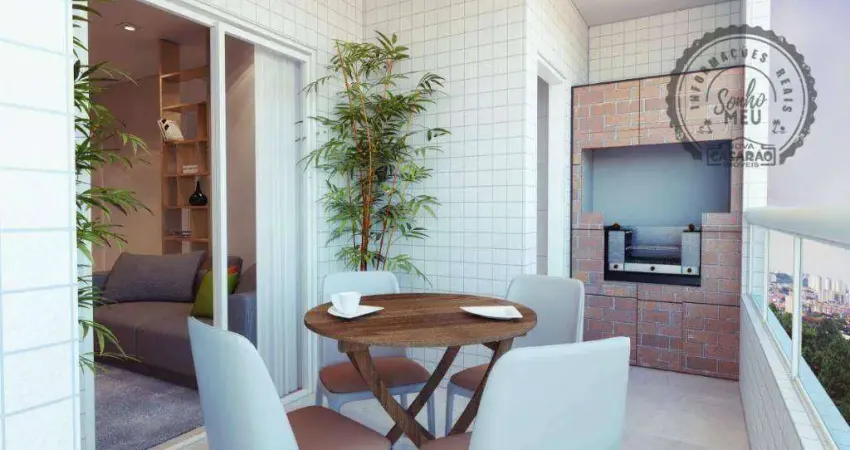 Apartamento com 2 quartos à venda na Rua Vinte e Seis de Janeiro, Vila Mirim, Praia Grande