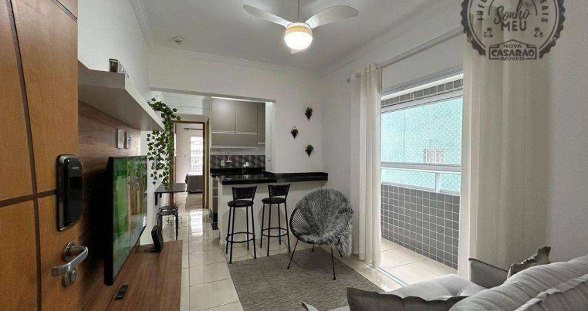Apartamento com 1 quarto para alugar na Rua Campinas, Boqueirão, Praia Grande
